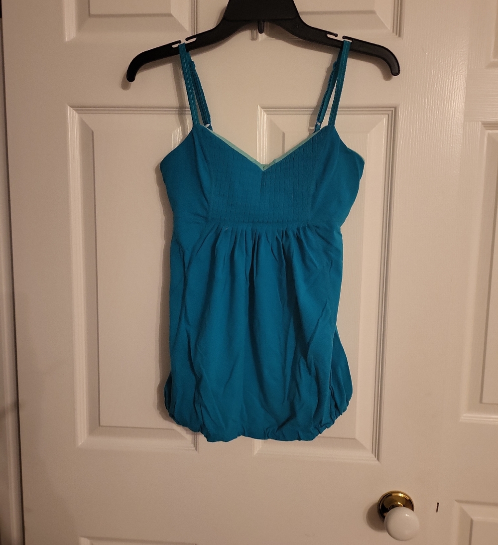 lululemon athletica Teal Spaghetti-Strap Camisole
